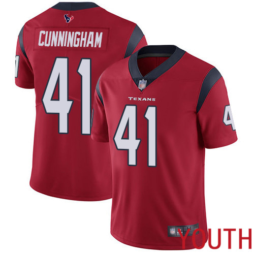 Houston Texans Limited Red Youth Zach Cunningham Alternate Jersey NFL Football #41 Vapor Untouchable